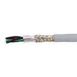 Alpha Wire 3 Pair Foil and Braid Multipair Industrial Cable 0.09 mm²(CE, CSA, UL) Grey 30m EcoCable Mini Series