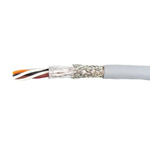 Alpha Wire 4 Pair Foil and Braid Multipair Industrial Cable 0.15 mm²(CE, CSA, UL) Grey 30m EcoCable Mini Series