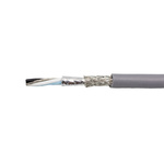 Alpha Wire 1 Pair Aluminium/Mylar Tape Multipair Industrial Cable Grey