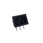 Bulgin Snap-In IEC Connector Male, 10A, 250 V