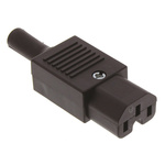 Bulgin C15 Cable Mount IEC Connector Socket, 10A, 250 V