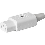 Schurter C13 Cable Mount IEC Connector Socket, 15A, 250 V, Fuse Size 87.5 x 62mm