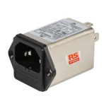 RS PRO 10A 250 V ac, Chassis Mount Power Line Filter 2 Phase
