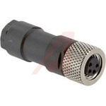 Connector; Female; 30 VAC/36 VDC; 3 A; 85  degC; PBT; Black; 3 to 5 mm; 24 AWG