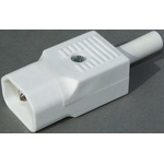 Bulgin C14 Cable Mount IEC Connector Male, 10A, 250 V