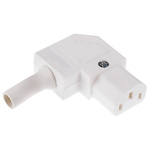 Bulgin C13 Right Angle Cable Mount IEC Connector Socket, 10A, 250 V