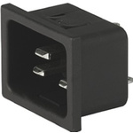 Schurter C20 Snap-In IEC Connector Male, 20A, 250 V