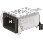 Schurter 15A, 250 V ac Male Panel Mount Filtered IEC Connector 5120.0007.0 None Fuse