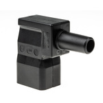 Schurter C20 Right Angle Cable Mount IEC Connector Male, 16A, 250 V
