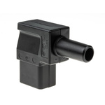 Schurter C19 Right Angle Cable Mount IEC Connector Socket, 21A, 250 V