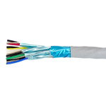 Alpha Wire 6 Pair Screened Multipair Industrial Cable 0.382 mm²(CE, CSA, UL) Grey 30m EcoCable Mini Series