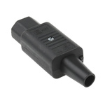 Schurter C13 Cable Mount IEC Connector Socket, 10A, 250 V