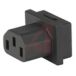 Schurter F Snap-In IEC Connector Socket, 10A, 250 V