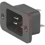 Schurter C20 Panel Mount IEC Connector Male, 16A, 250 V