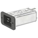 Schurter 16 (IEC) A, 20 (UL / CSA) A, 250 V ac Male Screw Filtered IEC Connector C20F.0101, Quick Connect None Fuse