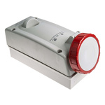 Scame Switchable IP67 Industrial Interlock Socket 3PN+E, Earthing Position 6h, 32A, 415 V