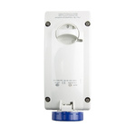 Scame Switchable IP67 Industrial Interlock Socket 2P+E, Earthing Position 6h, 16A, 250 V