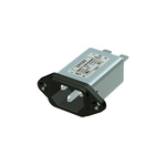 EPCOS 8A, 250 V ac/dc Male Snap-In IEC Filter B84771M3008A000, Tab