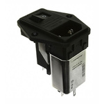 Schaffner,6A,250 V ac Male Panel Mount IEC Filter FN 388-6/21,Solder