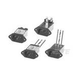 TE Connectivity 15A, 250 V ac Flange Mount IEC Inlet Filter 15ED8, Wire Lead