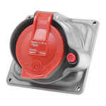 Legrand Right Angle Switchable IP44, IP55 Industrial Interlock Socket 3PN+E, 16A, 415 V