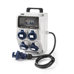 RS PRO IP65 Grey 2P + E Industrial Power Socket, Rated At 16A, 230 V