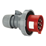 RS PRO IP67 Red Cable Mount 7P Industrial Power Plug, Rated At 16A, 400 V