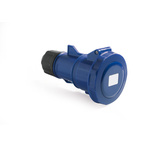 RS PRO IP67 Blue Cable Mount 2P + E Industrial Power Socket, Rated At 16A, 200 → 250 V