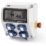 RS PRO Blue Industrial Power Socket, Rated At 16A, 230 V