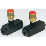 RS PRO Line Mounting Hydraulic Flow Control Valve, G 1/2