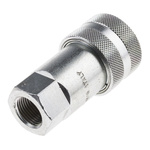 RS PRO Steel Female Hydraulic Quick Connect Coupling, Rp 3/8 Female
