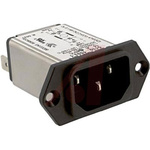 Schurter 15A, 125 V ac Male Screw Filtered IEC Connector 5110.1533.1, Quick Connect None Fuse