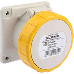 Scame Grey Socket, Rated At 16A, 100 → 130 V
