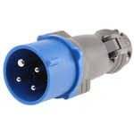 Legrand, HYPRA IP44 Blue Cable Mount 3P + E Industrial Power Plug, Rated At 16A, 230 V