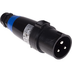 Emerson Network Power Cable Mount 2P + E Industrial Power Plug ATEX, IECEx, Rated At 16A, 200-250 Vac 50/60Hz