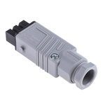 Hirschmann, ST IP54 Black, Grey Cable Mount 3P + E Heavy Duty Power Connector Socket, Rated At 16A, 250 V, 400 V