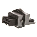 Hirschmann, ST IP54 Black, Grey Panel Mount 3P + E Industrial Power Socket, Rated At 16A, 250 V, 400 V