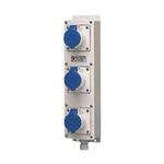 MENNEKES IP44 Blue Wall Mount, Rated At 16A, 230 V