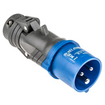 Legrand, HYPRA IP44 Blue Cable Mount 2P + E Industrial Power Plug, Rated At 16A, 230 V