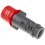 Legrand, HYPRA IP44 Red Cable Mount 3P + E Industrial Power Plug, Rated At 32A, 415 V