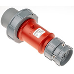MENNEKES, PowerTOP IP67 Red Cable Mount 4P Industrial Power Plug, Rated At 32A, 400 V