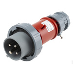 MENNEKES, PowerTOP IP67 Red Cable Mount 4P Industrial Power Plug, Rated At 16A, 400 V
