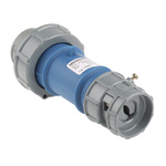 MENNEKES, PowerTOP IP67 Blue Cable Mount 3P Industrial Power Plug, Rated At 16A, 230 V