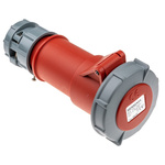 MENNEKES, PowerTOP IP67 Red Cable Mount 3P + N + E Industrial Power Socket, Rated At 16A, 400 V