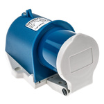 MENNEKES, PowerTOP IP44 Blue Wall Mount 3P Right Angle Industrial Power Socket, Rated At 16A, 230 V
