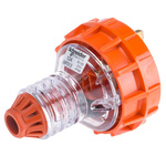 Schneider Electric IP66 Orange Cable Mount 3P Industrial Power Plug, Rated At 13A, 250 V