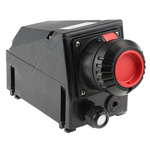 Eaton IP66 Black Surface Mount 3P + E Power Connector Socket ATEX, Rated At 16A, 415 V