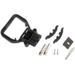 Rema Black Chassis Mount 2P Industrial Power Socket, Rated At 80A, 150 V