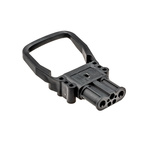 Rema Black Chassis Mount 2P Industrial Power Socket, Rated At 160A, 150 V