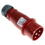 MENNEKES, AM-TOP IP44 Red Cable Mount 4P Industrial Power Plug, Rated At 16A, 400 V